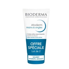 Set Duo, Bioderma, Atoderm, Hydrating, Hand Cream, 2 pcs, 50 ml - Teknashop Ltd