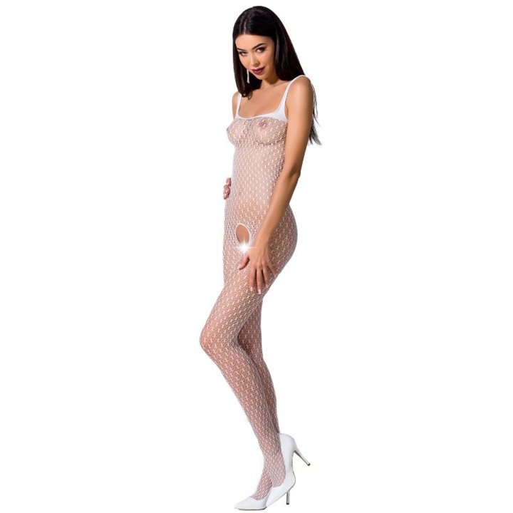 PASSION - WOMAN BS071 WHITE BODYSTOCKING ONE SIZE - D-222338 - Teknashop Ltd