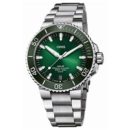 ORIS Mod. AQUIS DATE CALIBRE 400 41,5MM -5 DAYS POWER RESERVE, 300M, CERAMIC BEZEL - WW.01 400 7763 4157-07 8 24 09PEB - Teknash