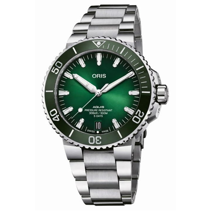 ORIS Mod. AQUIS DATE CALIBRE 400 41,5MM -5 DAYS POWER RESERVE, 300M, CERAMIC BEZEL - WW.01 400 7763 4157-07 8 24 09PEB - Teknash