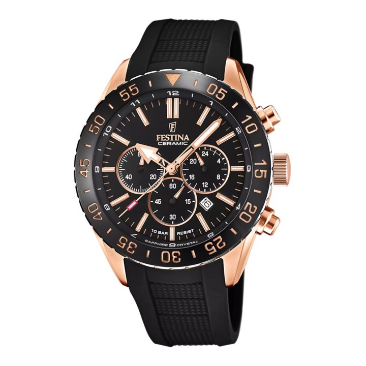 Festina Ceramic F20516/2 Men's Watch Chronograph - F20516/2 - Teknashop Ltd