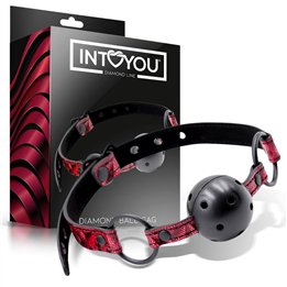 Breathable Gag Ball Diamond Vegan Leather - DL-480 - Teknashop Ltd