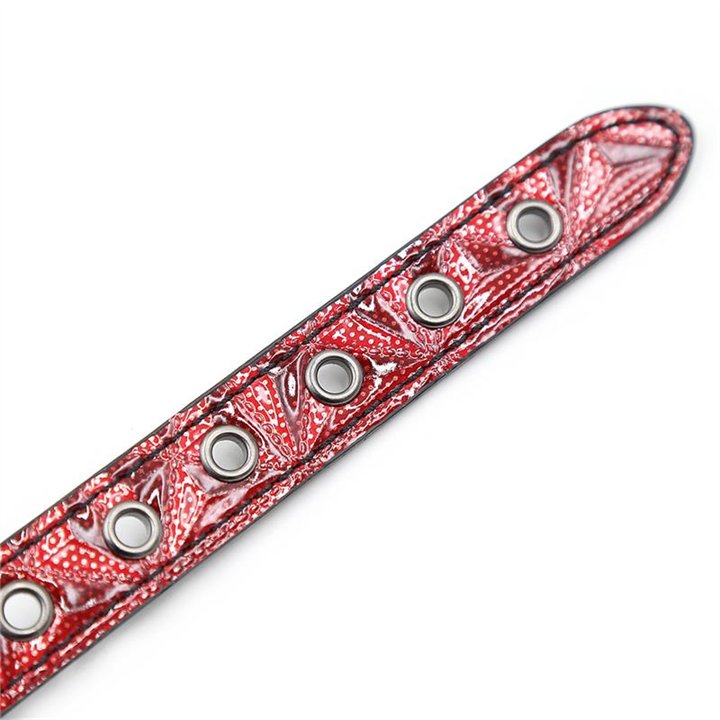 Breathable Gag Ball Diamond Vegan Leather - DL-480 - Teknashop Ltd
