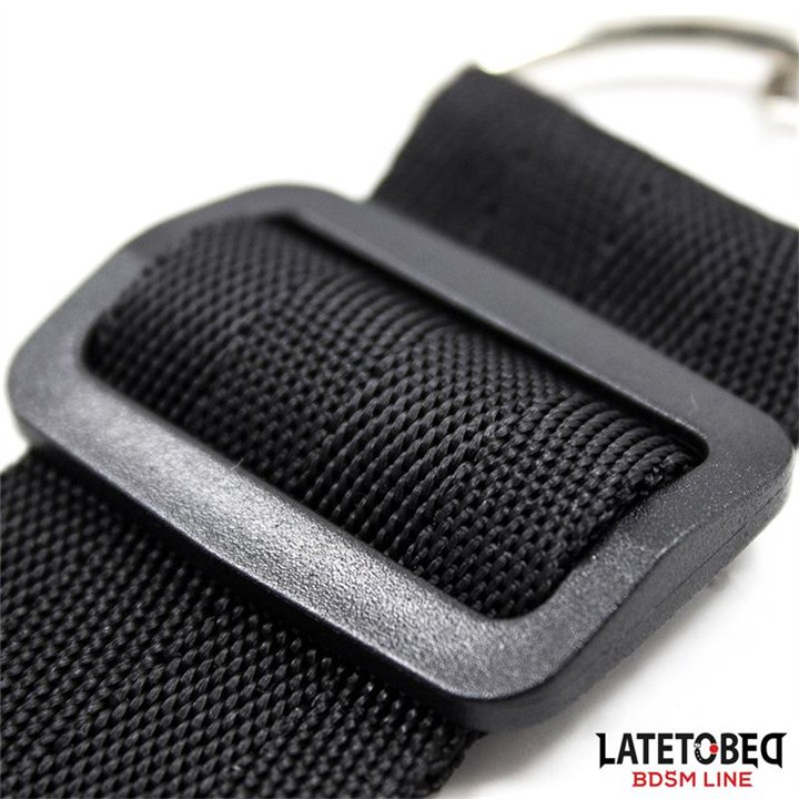 Bed Restraint Set with Adjustbable and Desmontable Cuffs - 8436615001354 - Teknashop Ltd