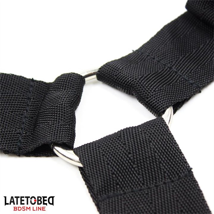 Bed Restraint Set with Adjustbable and Desmontable Cuffs - 8436615001354 - Teknashop Ltd