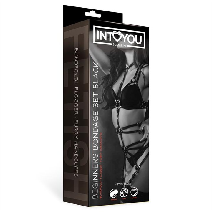 Beginners Bondage Set 3 Pieces Black - FI-605 - Teknashop Ltd