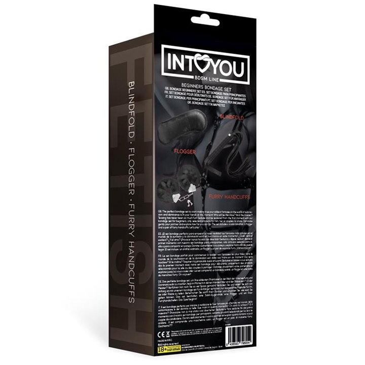 Beginners Bondage Set 3 Pieces Black - FI-605 - Teknashop Ltd