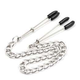 Nipple Clamps with Chain Metal - 843658379425 - Teknashop Ltd