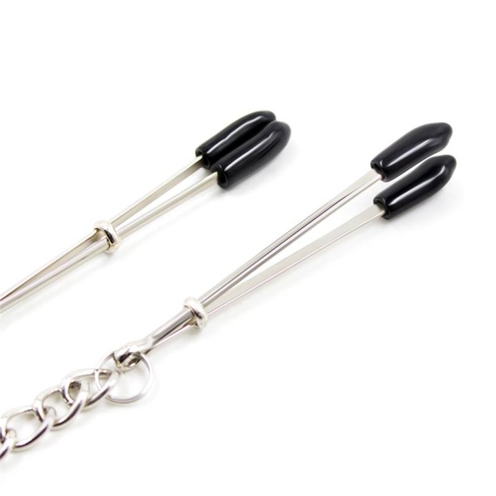 Nipple Clamps with Chain Metal - 843658379425 - Teknashop Ltd