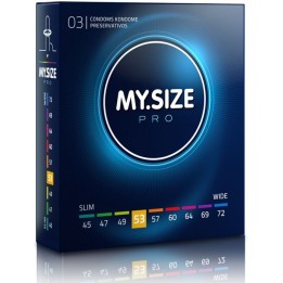 MY SIZE - PRO CONDOMS 53 MM 3 UNITS - D-228864 - Teknashop Ltd