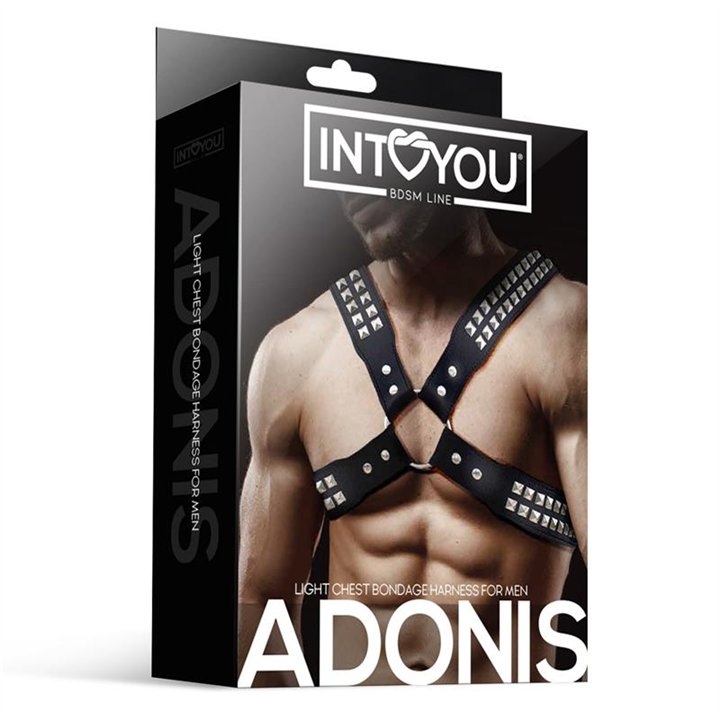 Adonis Chest Bondage Harness for Men Vegan Leather - IB-445 - Teknashop Ltd