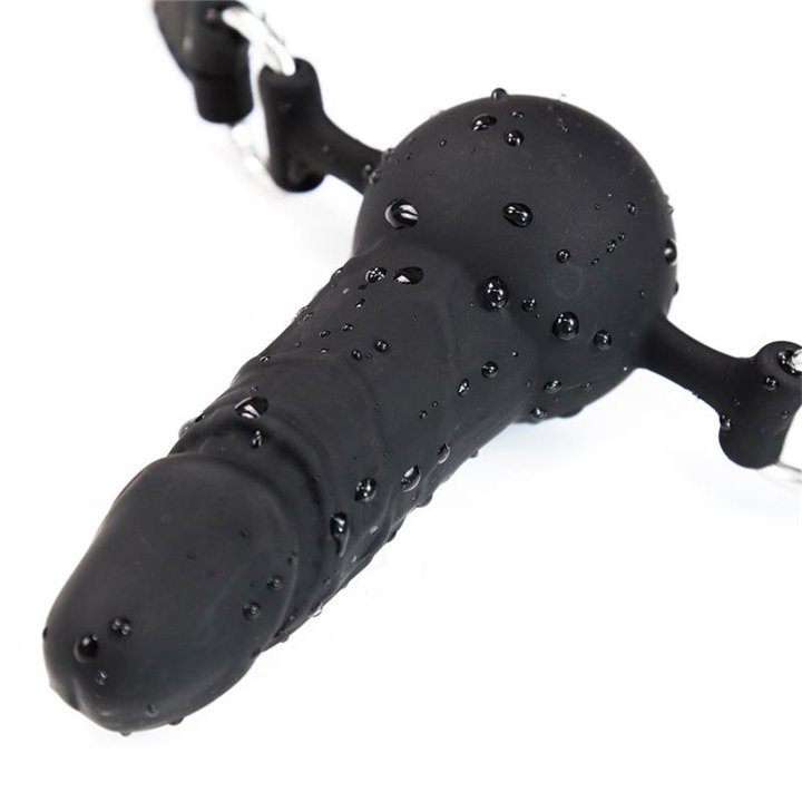 Silicone Dildo Gag Ball Adjustable 36-52 cm - 8436615000937 - Teknashop Ltd