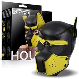 Hound Neoprene Dog Hound Removable Muzzle Black/Yellow One Size - 843658379097 - Teknashop Ltd