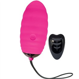 ADRIEN LASTIC - OCEAN BREEZE 2.0 RECHARGEABLE VIBRATING EGG REMOTE CONTROL PINK - D-237032 - Teknashop Ltd