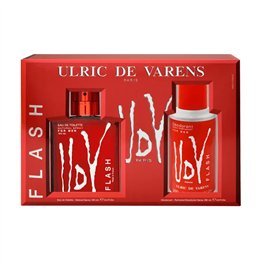 Ulric De Varens Flash Eau De Toilette Spray 100ml Set 2 Pieces - man - Teknashop Ltd