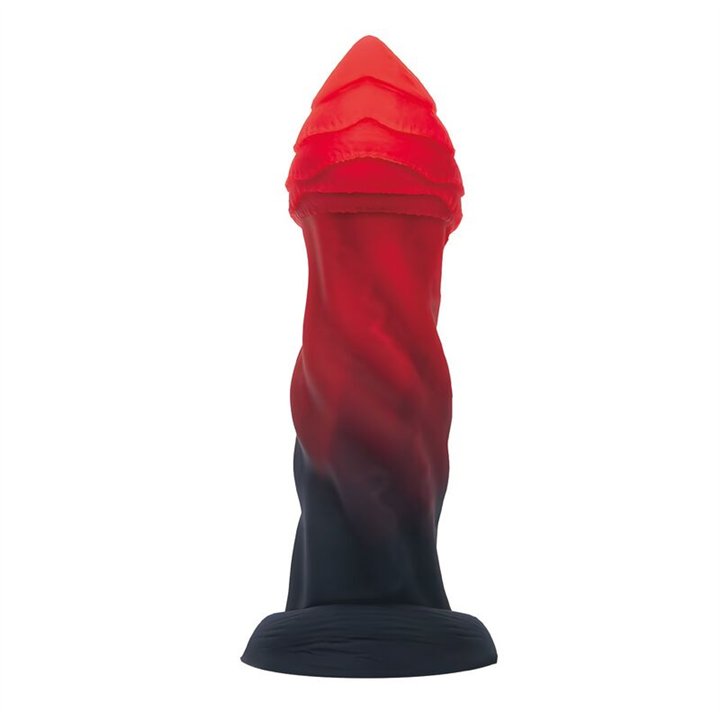 POWER MONSTERS - INFERNAL GOLIATH BICOLOR FANTASY SILICONE DILDO 25 CM Ø 6 CM - D-246106 - Teknashop Ltd