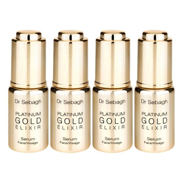 Dr Sebagh, Platinum Gold Elixir, Anti-Wrinkle, Serum, For Face, 30 ml - Teknashop Ltd