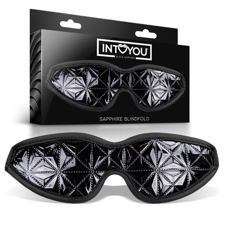 Blindfold Sapphire Vegan Leather - BD-646 - Teknashop Ltd