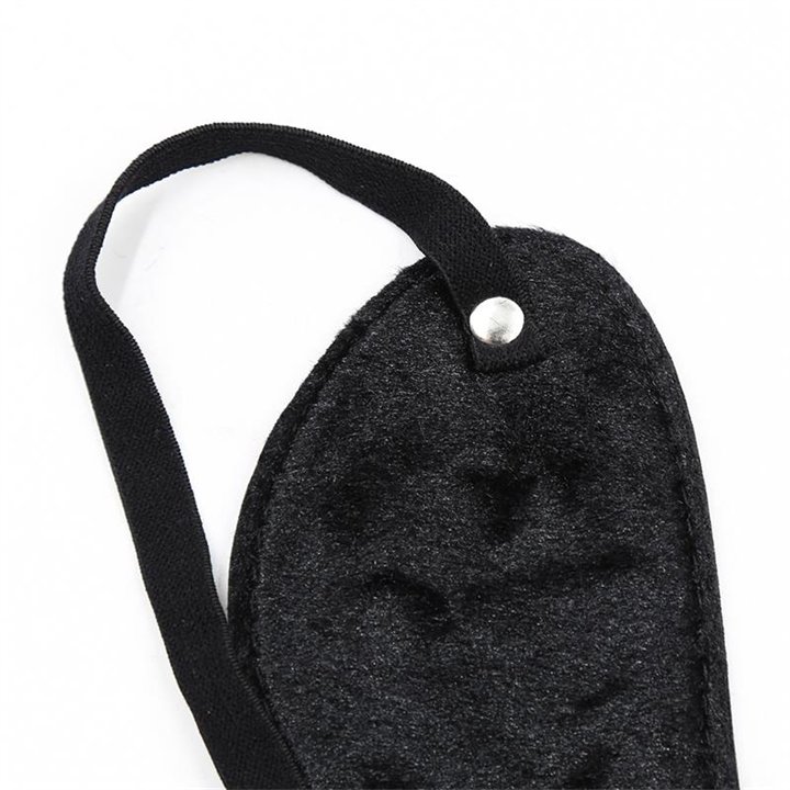 Fur Blindfold with 3 Rivets - 8436615000425 - Teknashop Ltd