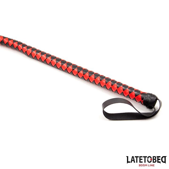 Long  Whip Blacl and Red 210cm - 8436615007509 - Teknashop Ltd
