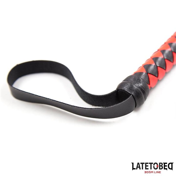 Long  Whip Blacl and Red 210cm - 8436615007509 - Teknashop Ltd