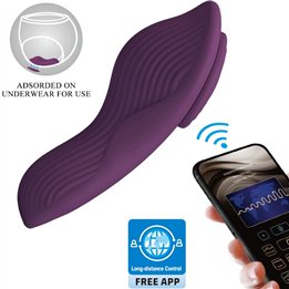 PRETTY LOVE - MANE LAY ON CLITORIS MASSAGER 10 VIBRATIONS REMOTE CONTROL PURPLE - D-242440 - Teknashop Ltd