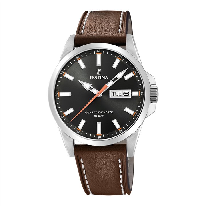 Festina Classics Day-Date F20358/2 Men's Watch Multifunctional - F20358/2 - Teknashop Ltd
