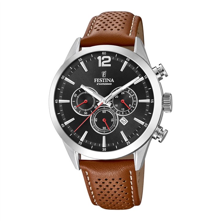 Festina Timeless F20542/6 Men's Watch Chronograph - F20542/6 - Teknashop Ltd