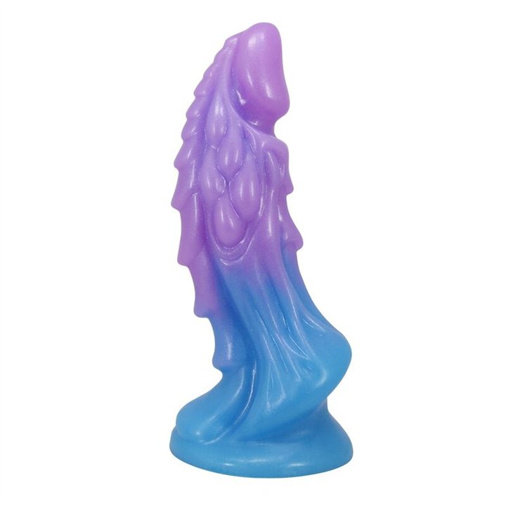POWER MONSTERS - ATLANTEANS REALISTIC DILDO WITH SUCTION CUP 19 CM Ø 5 CM BLUE & PURPLE - D-246092 - Teknashop Ltd