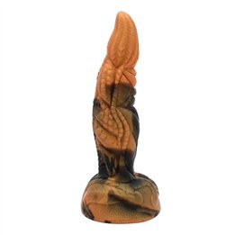POWER MONSTERS - TYRANNOSAURUS BICOLOR FANTASY SILICONE DILDO 20.5 CM Ø 5 CM - D-246104 - Teknashop Ltd