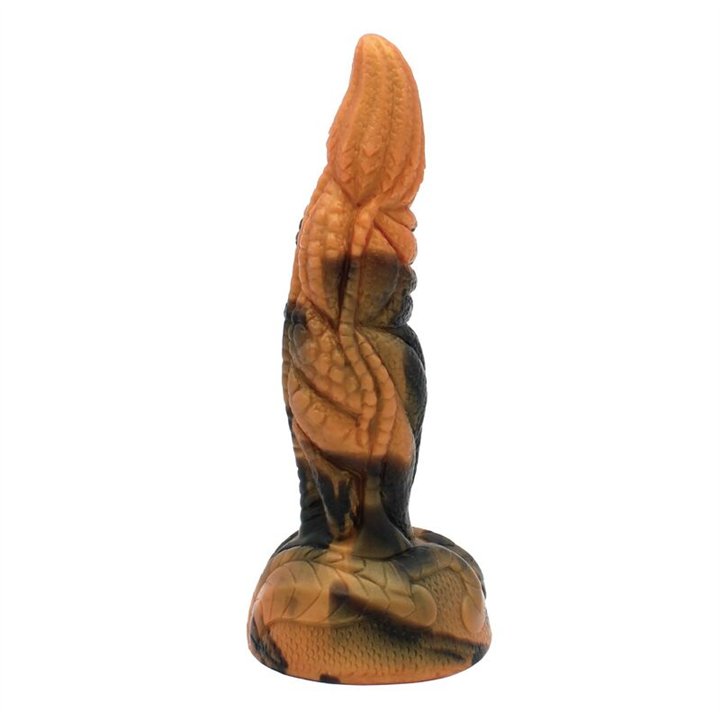POWER MONSTERS - TYRANNOSAURUS BICOLOR FANTASY SILICONE DILDO 20.5 CM Ø 5 CM - D-246104 - Teknashop Ltd