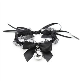 Collar with Bow, Bell and Lace - 8436615000463 - Teknashop Ltd