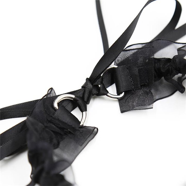 Collar with Bow, Bell and Lace - 8436615000463 - Teknashop Ltd