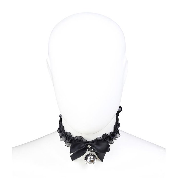 Collar with Bow, Bell and Lace - 8436615000463 - Teknashop Ltd