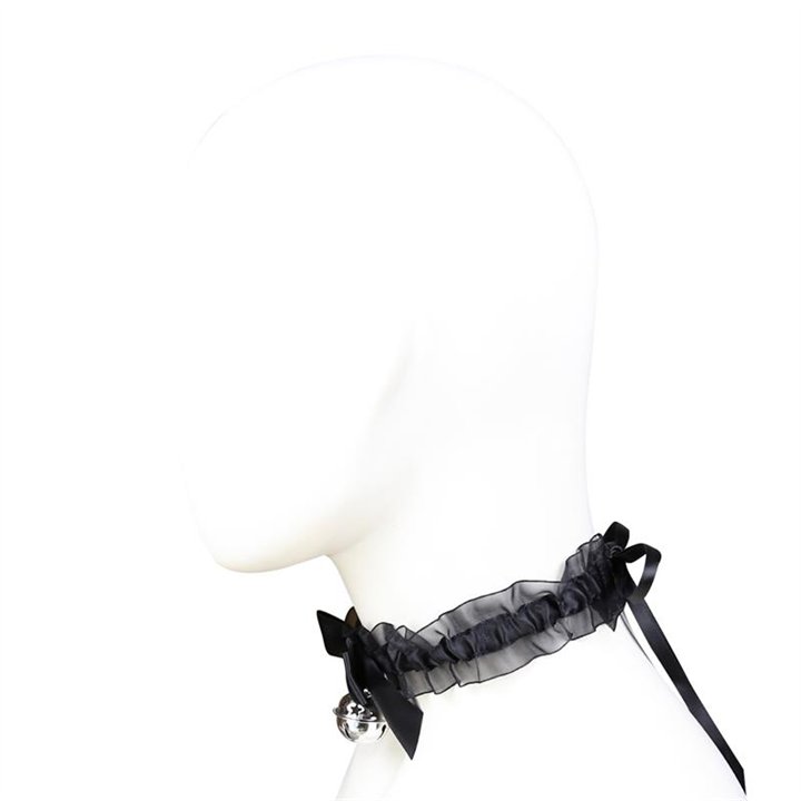 Collar with Bow, Bell and Lace - 8436615000463 - Teknashop Ltd