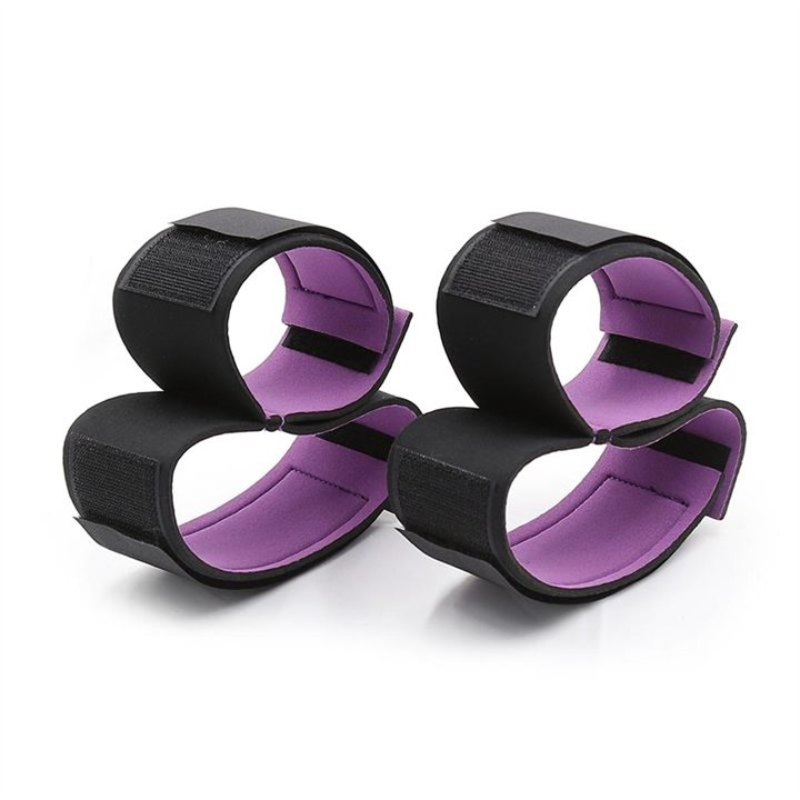 Set of restraints with handcuffs and Anklecuffs Adjustable - 8436615000692 - Teknashop Ltd