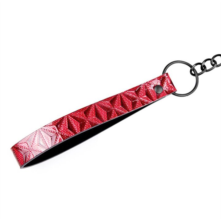 Adjustable Collar With Leash Diamond Vegan Leather - DL-487 - Teknashop Ltd