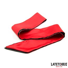 Satin  Blindfold Red and Black - 8436615007196 - Teknashop Ltd
