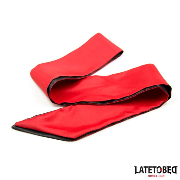 Satin  Blindfold Red and Black - 8436615007196 - Teknashop Ltd