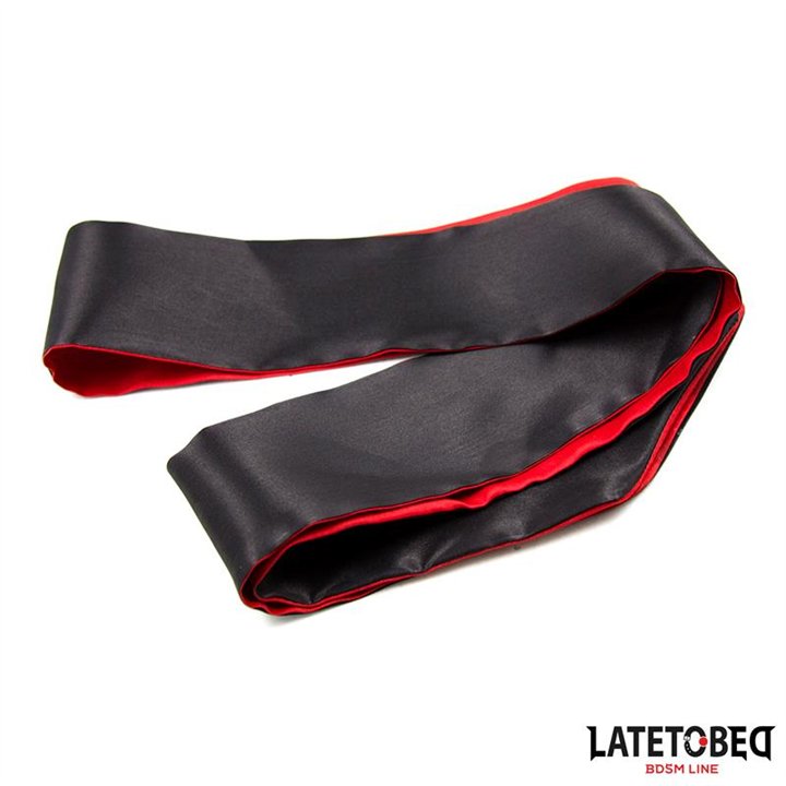 Satin  Blindfold Red and Black - 8436615007196 - Teknashop Ltd