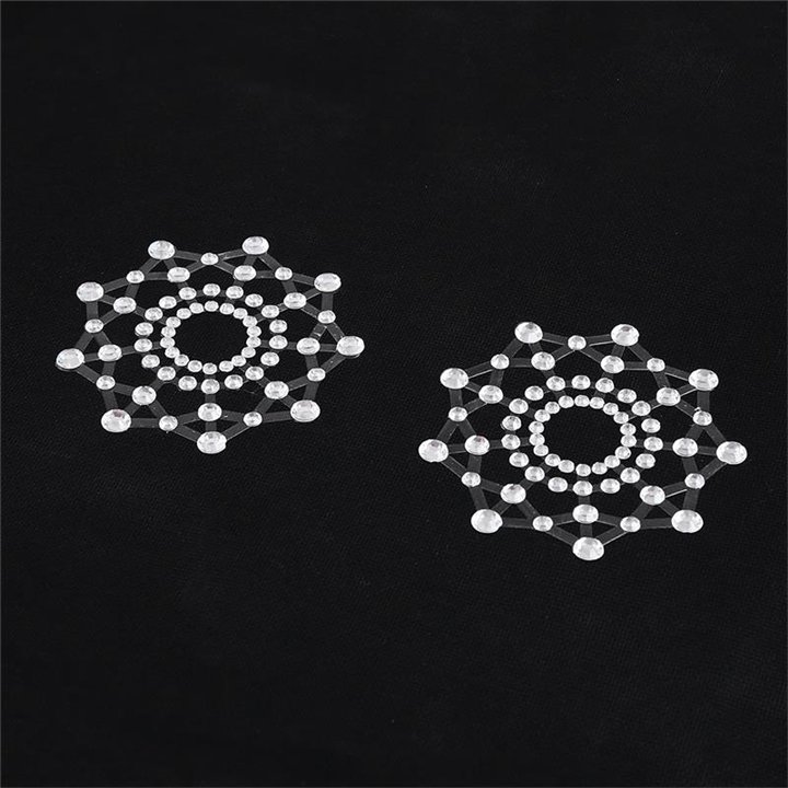 Snowflake Nipple Covers White - 843658379376 - Teknashop Ltd