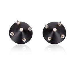 Nipple Covers with Spikes Black - 843658379496 - Teknashop Ltd