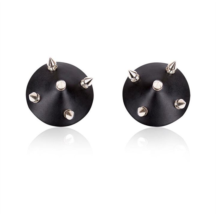 Nipple Covers with Spikes Black - 843658379496 - Teknashop Ltd