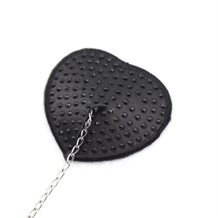 Nipple Covers with Metal Chain Black - 843658379427 - Teknashop Ltd