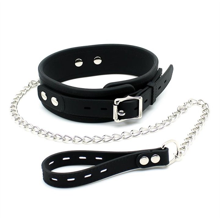 Collar with Leash Silicone - R9112 - Teknashop Ltd