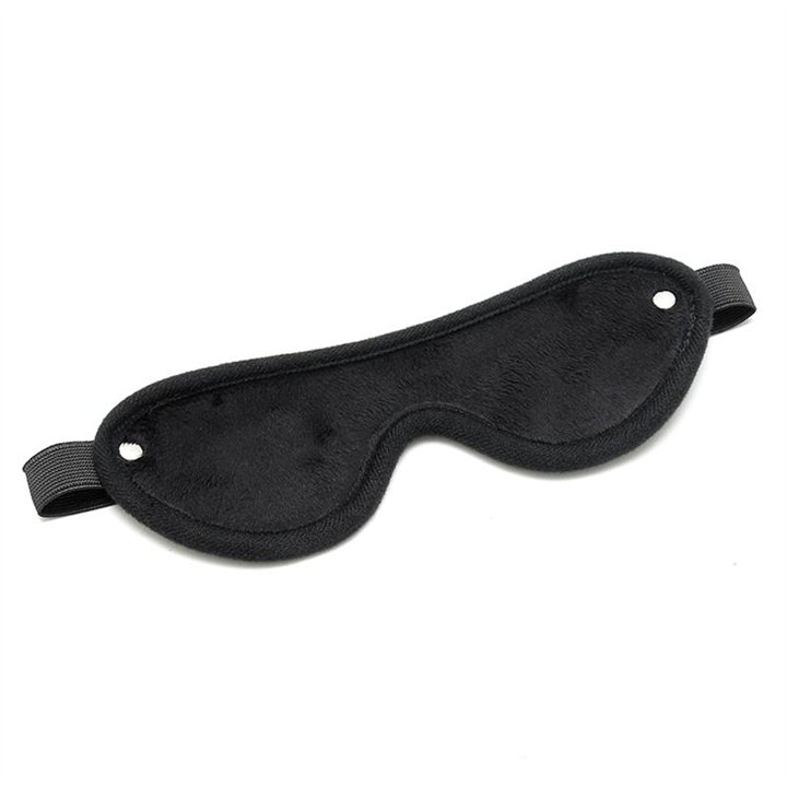 Hand Cuffs with Mask Adjustable Black - R7001 - Teknashop Ltd