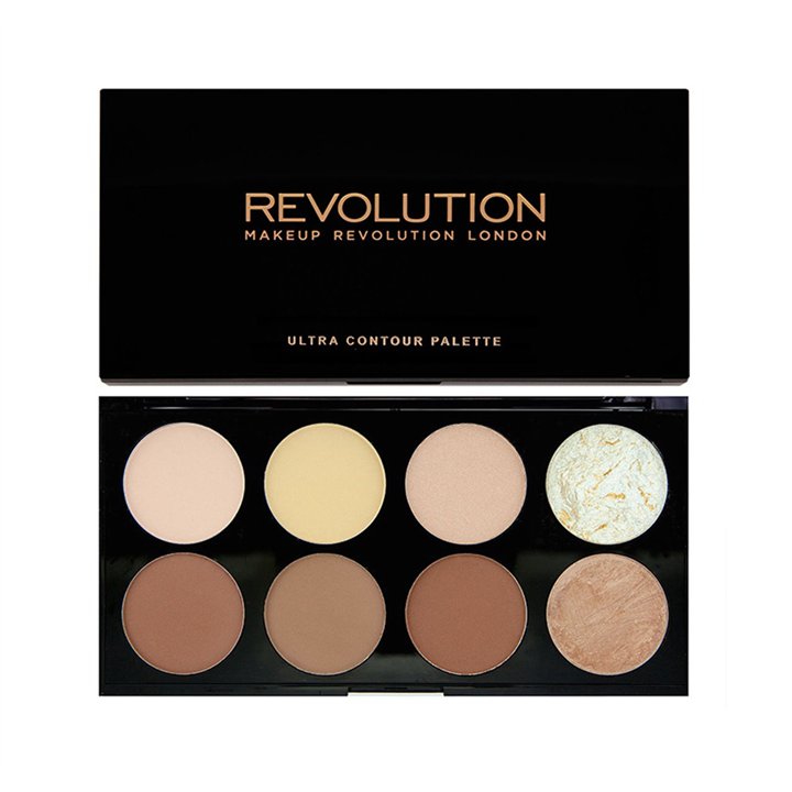 Makeup Revolution, Ultra Professional, Contouring Palette, 8 Shades, 1.6 g - Teknashop Ltd