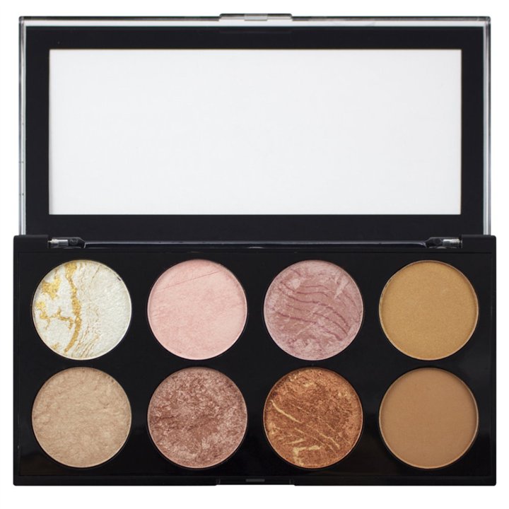 Makeup Revolution, Ultra Blush, Blush Palette, Golden Sugar, 12.8 g - Teknashop Ltd