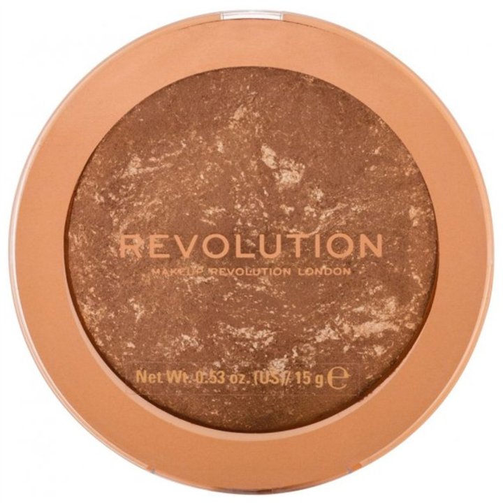 Makeup Revolution, Reloaded, Bronzer Compact Powder, Take a Vacation, 15 g - Teknashop Ltd