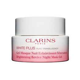Clarins, White Plus, Revitalizing, Brightening, Gel Mask, Face, Neck, Décolleté, 50 ml - Teknashop Ltd